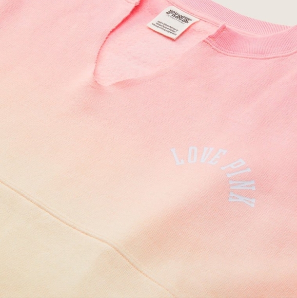 VS PINK NWT medium ombre crew - Picture 3 of 3